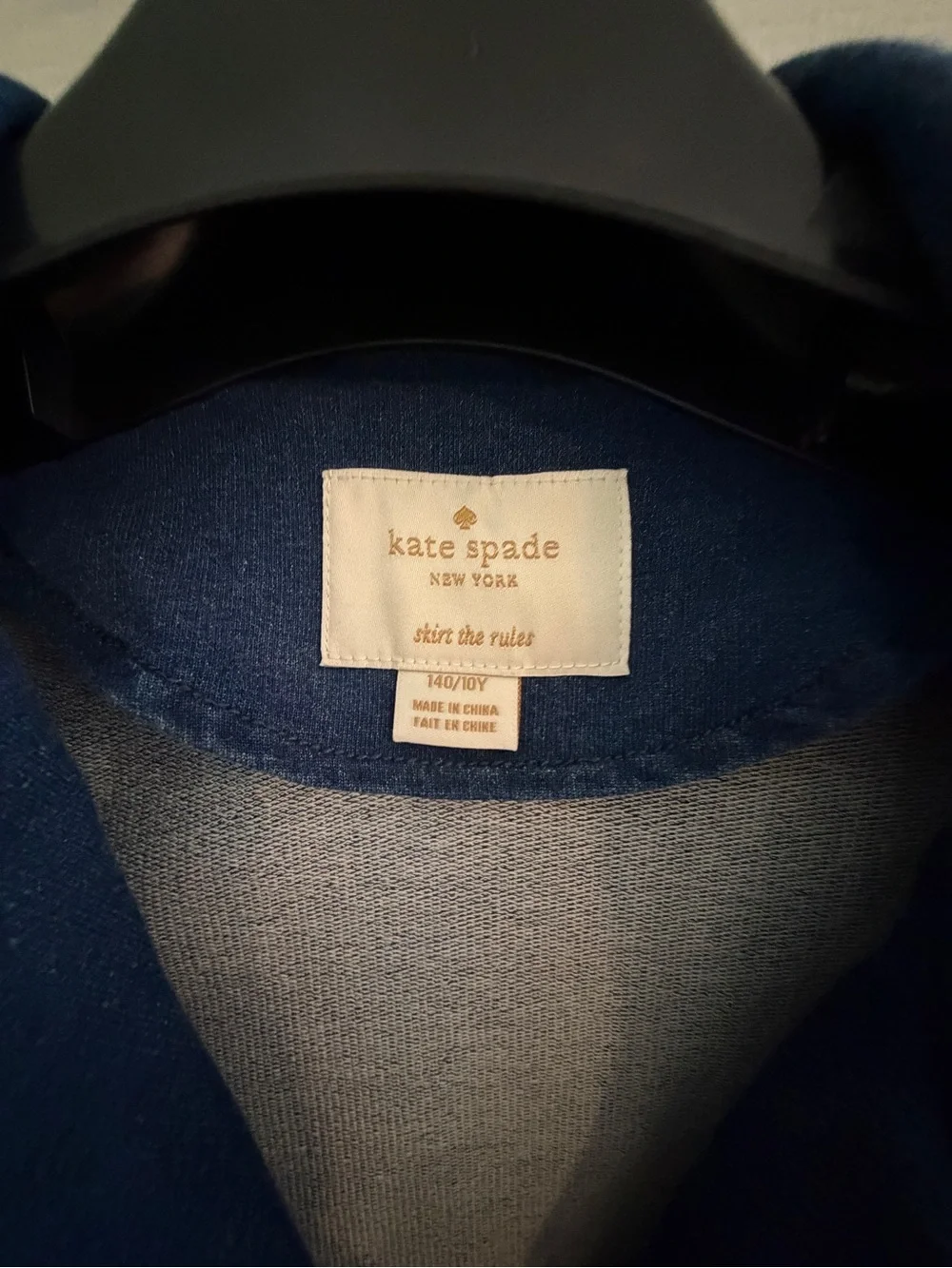 Kate Spade New York Girls Moto Denim Jacket – NWOT | Size 10 (140 cm)